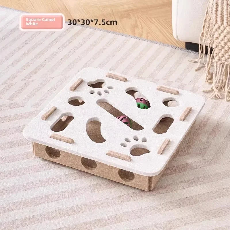 Felt Cat Puzzle Toy Box