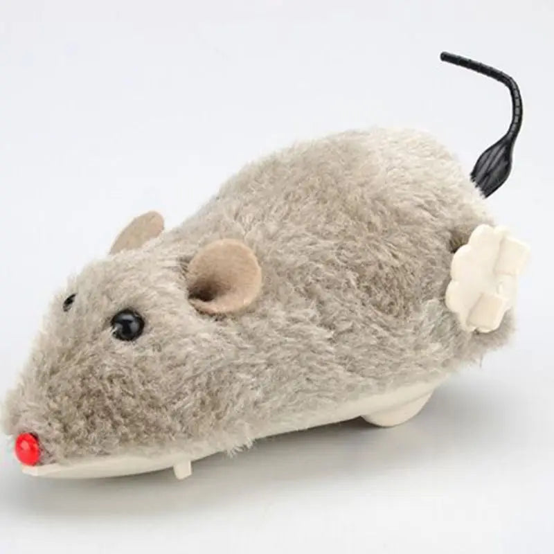 Plush Running Mouse Cat Toy