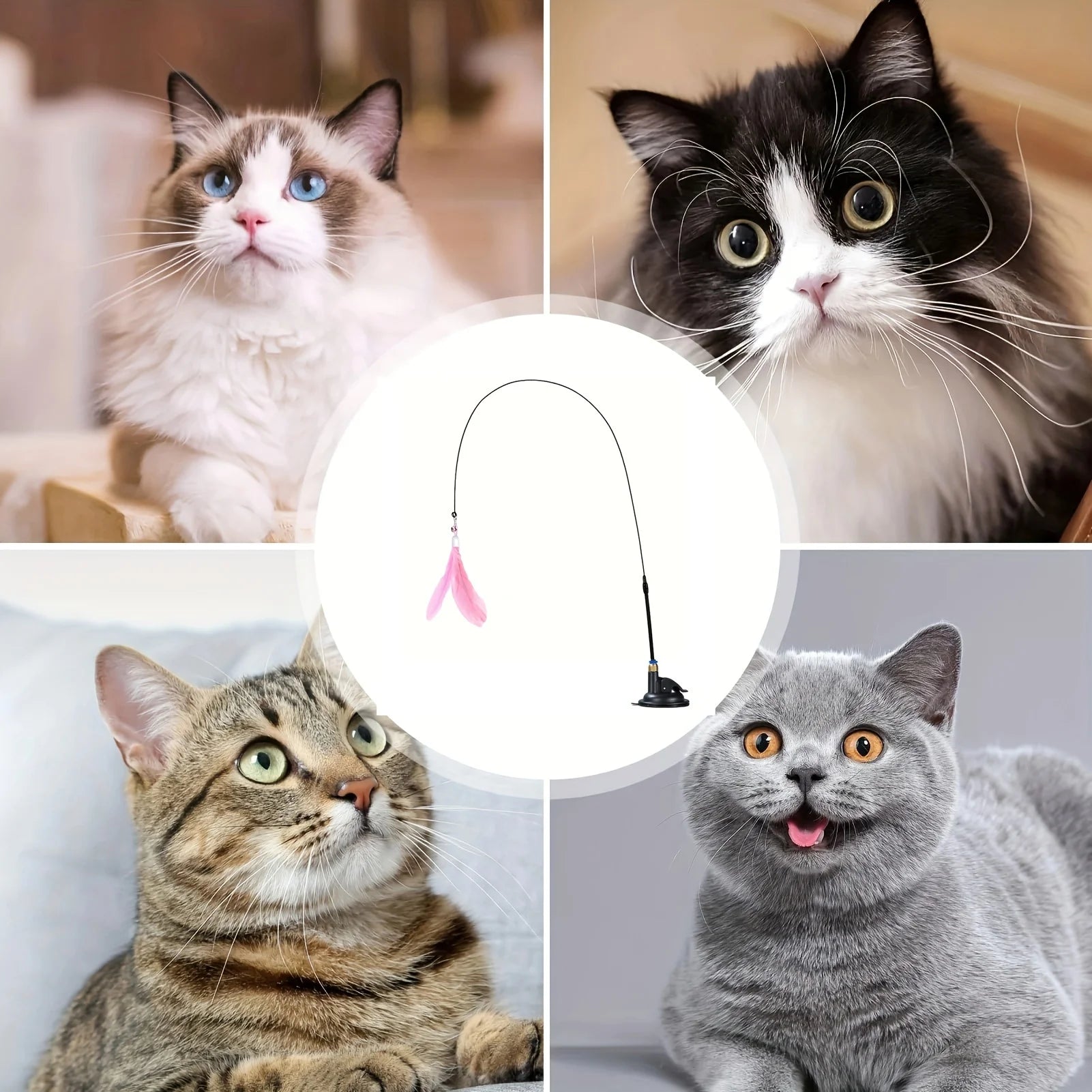 Interactive Cat Teaser Wand
