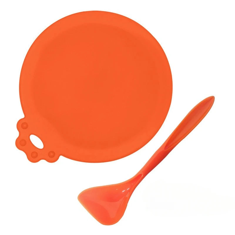 Reusable Pet Food Can Covers with Spoon