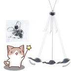 Door Hanging Mouse Cat Teaser Toy