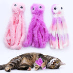 Plush Octopus Cat Toy