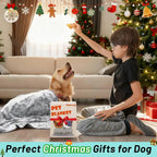Soft Paw Print Pet Blanket