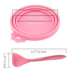 Reusable Pet Food Can Covers with Spoon