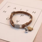 Floral Pet Collar with Bell