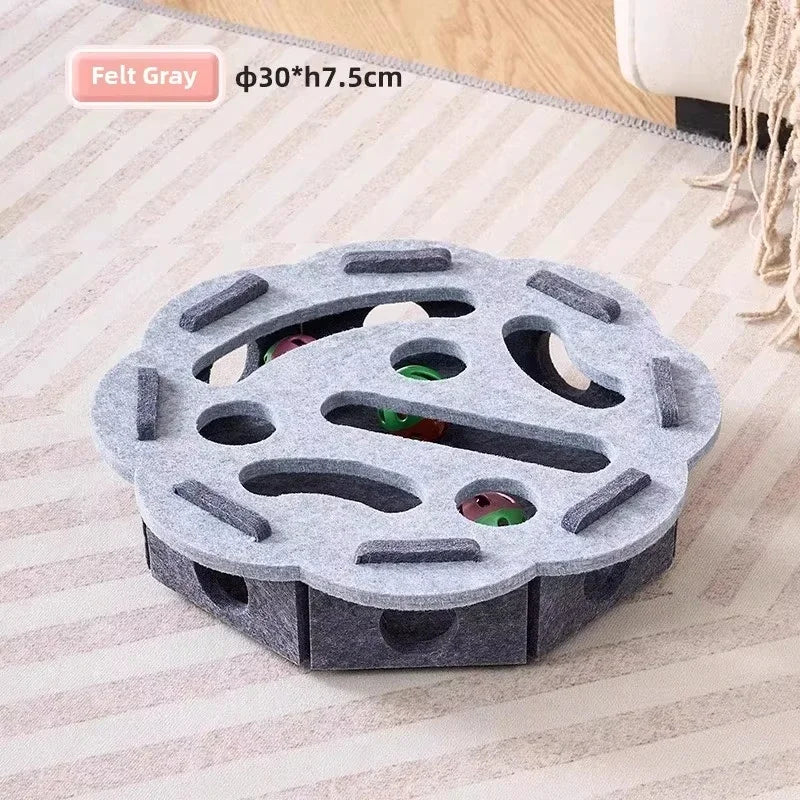 Felt Cat Puzzle Toy Box