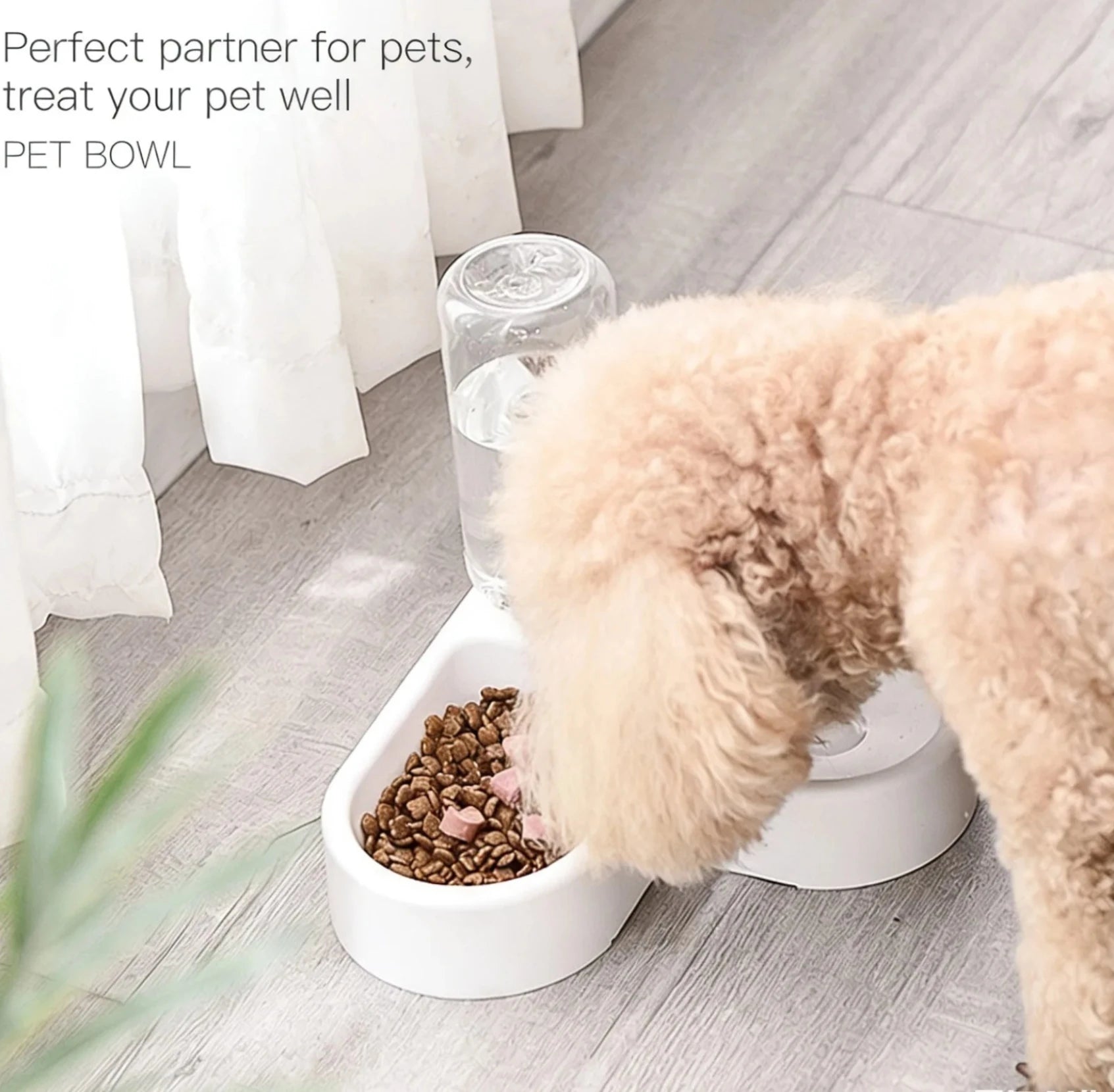 Automatic Pet Food & Water Bowl Set