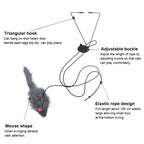 Door Hanging Mouse Cat Teaser Toy
