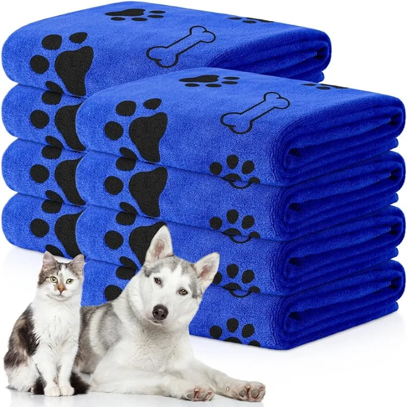 Quick-Drying Pet Bath Towel