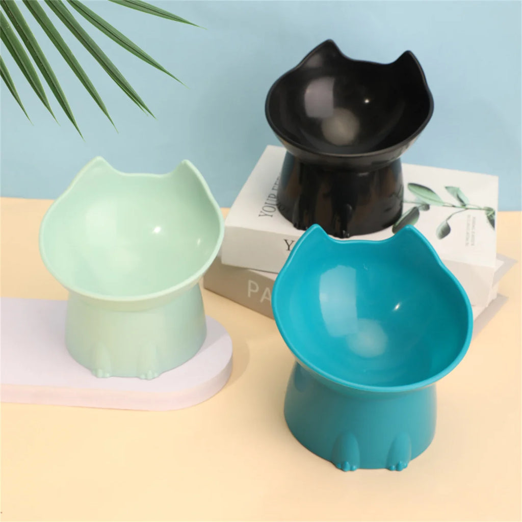 Whisker-Friendly Elevated Cat Bowl
