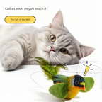 Interactive Bird Plush Cat Toy