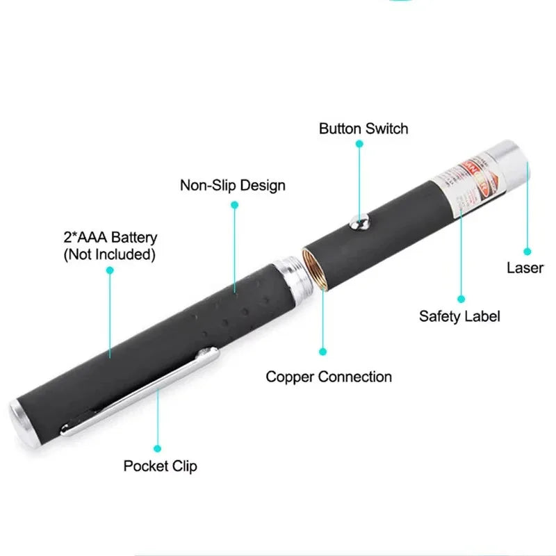 Cat Laser Pointer Toy with LED Flashlight