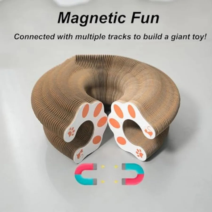 Foldable Accordion Cat Scratcher Toy