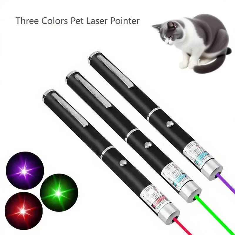 Cat Laser Pointer Toy with LED Flashlight