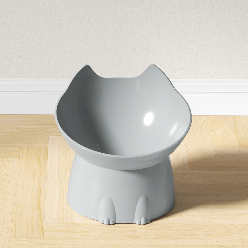Whisker-Friendly Elevated Cat Bowl
