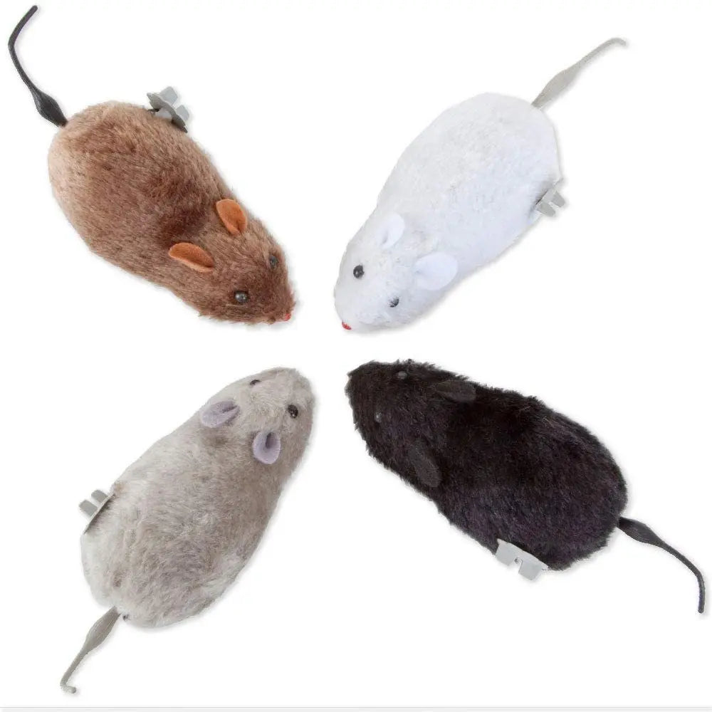 Plush Running Mouse Cat Toy