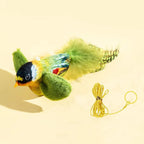 Interactive Bird Plush Cat Toy