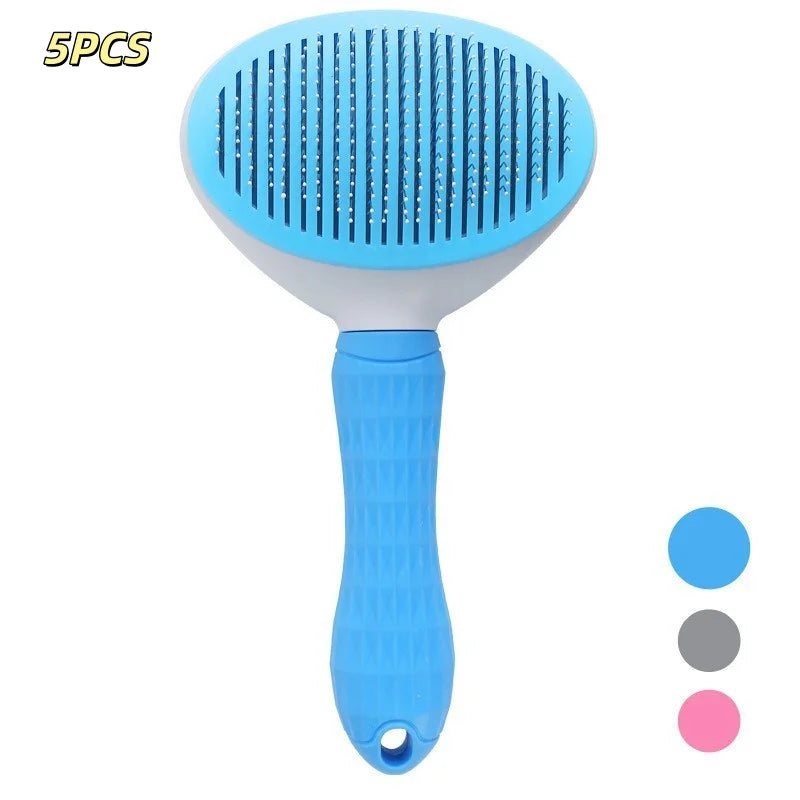 Self-Cleaning Pet Grooming Brush