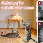 Silicone Cat Teaser Stick Toy