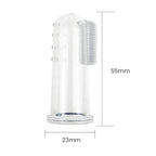 Silicone Pet Finger Toothbrush with Case
