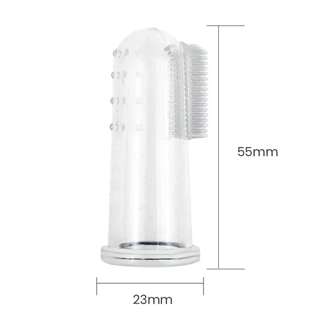 Silicone Pet Finger Toothbrush with Case Main Image