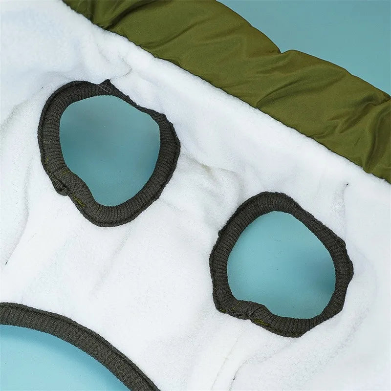 Dog Winter Jacket with Harness Ring