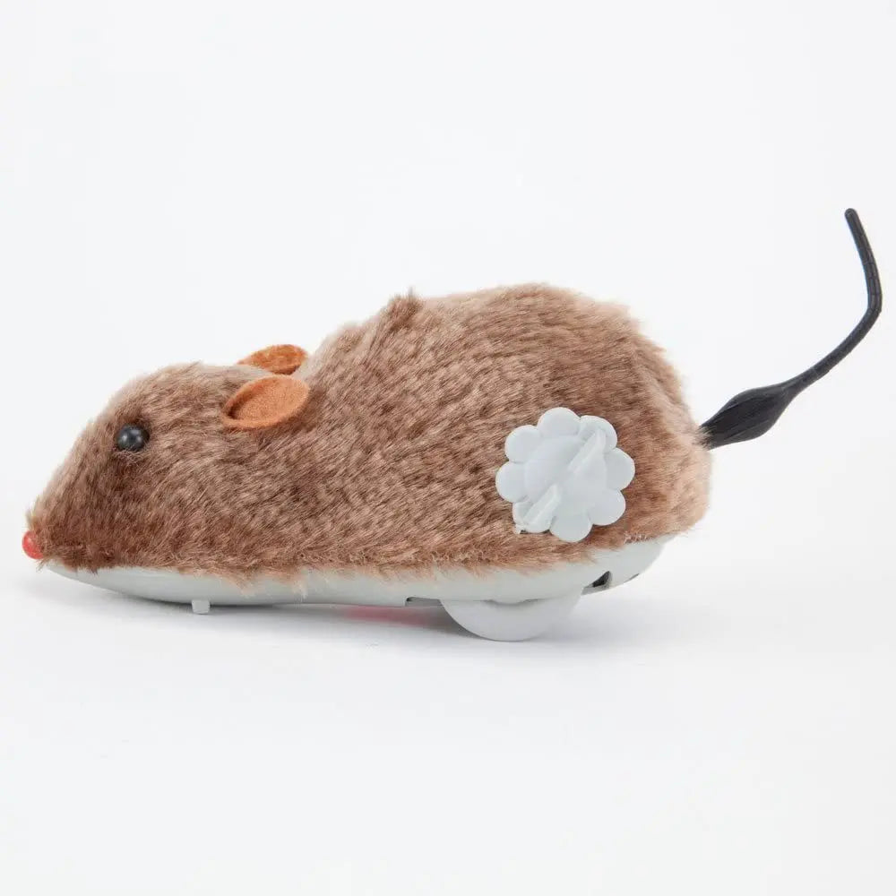 Plush Running Mouse Cat Toy