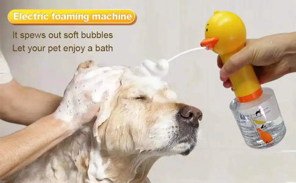 Duck Foam Pet Bathing Dispenser