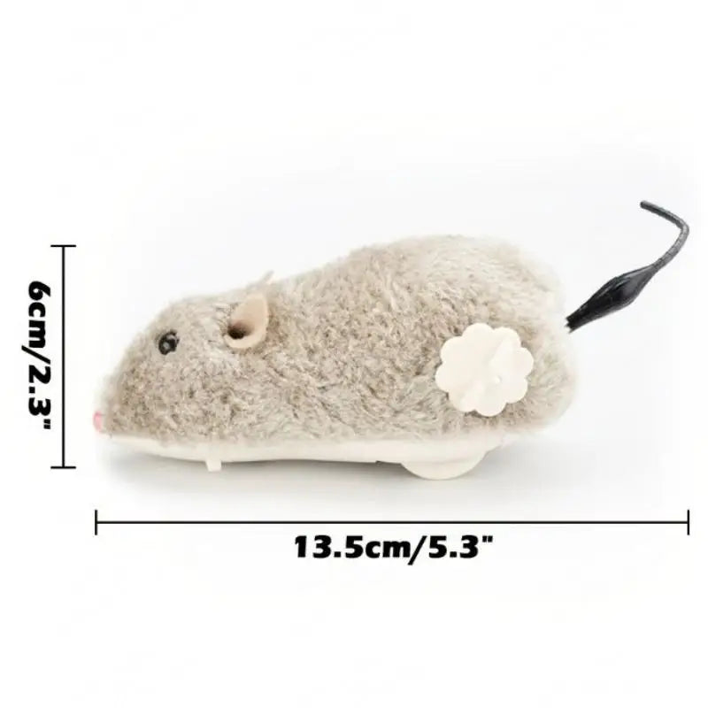 Plush Running Mouse Cat Toy