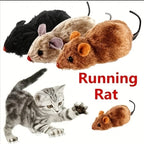 Plush Running Mouse Cat Toy