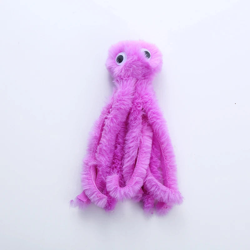 Plush Octopus Cat Toy