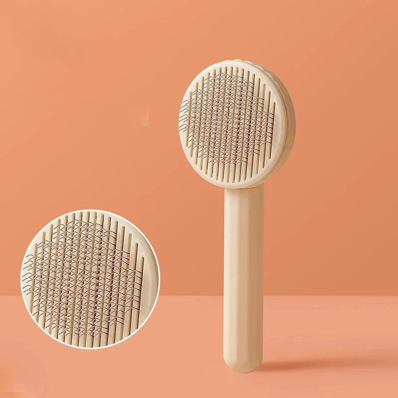 Self-Cleaning Pet Grooming Brush