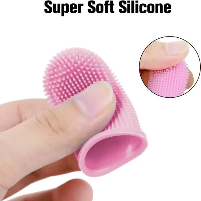 Soft Silicone Pet Finger Toothbrush Main Image