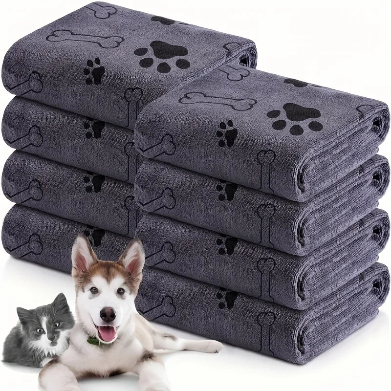 Quick-Drying Pet Bath Towel