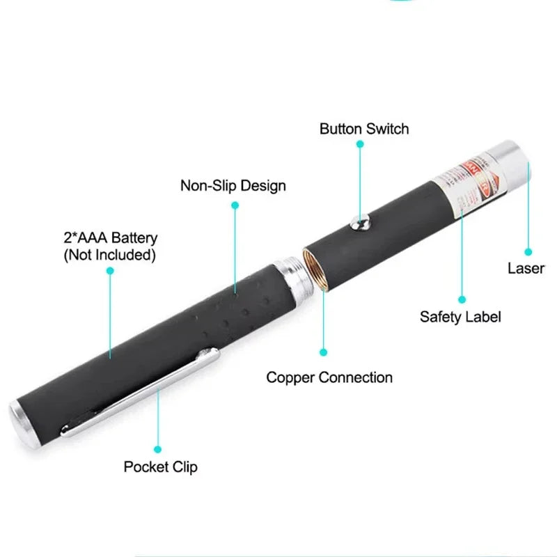 Cat Laser Pointer Toy with LED Flashlight