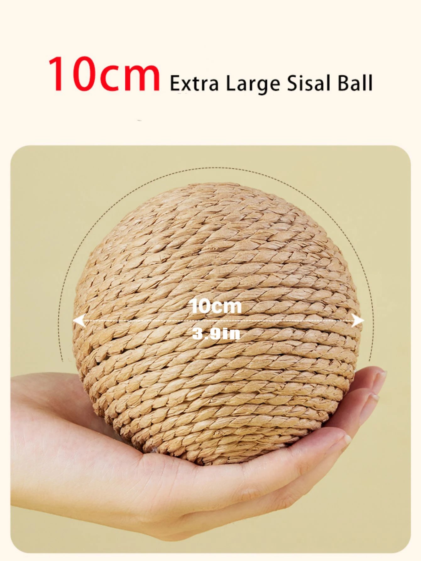 Sisal Cat Scratch Ball Toy