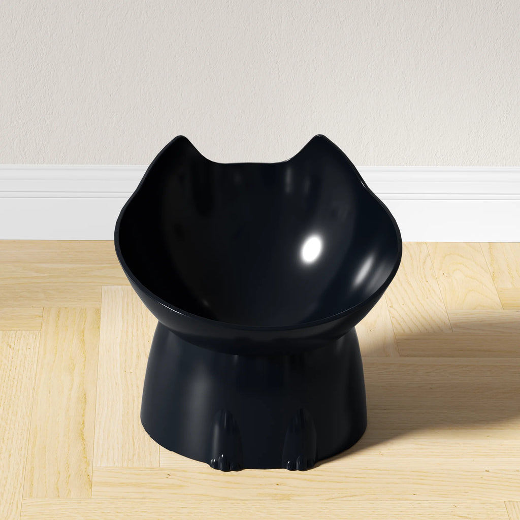 Whisker-Friendly Elevated Cat Bowl