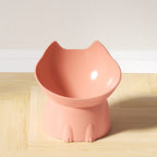 Whisker-Friendly Elevated Cat Bowl