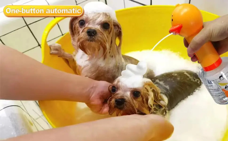 Duck Foam Pet Bathing Dispenser