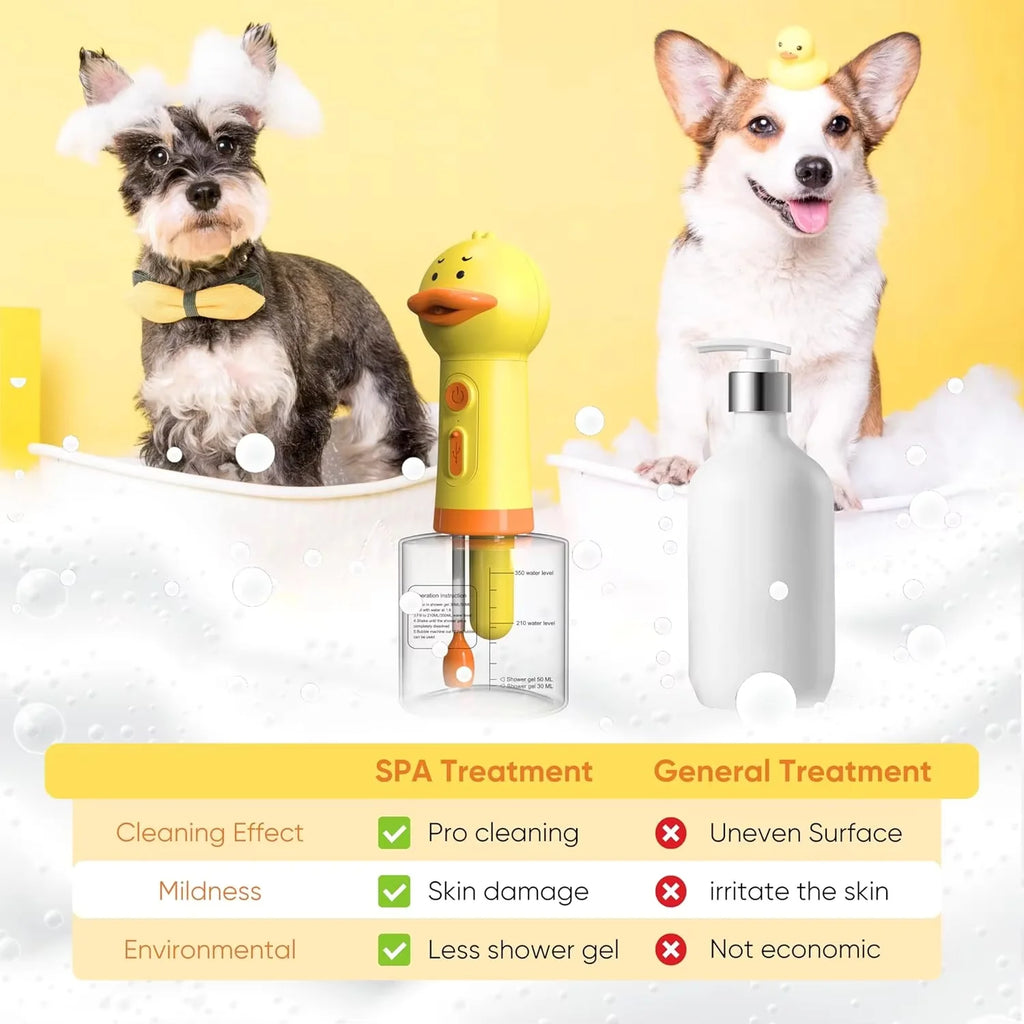 Duck Foam Pet Bathing Dispenser