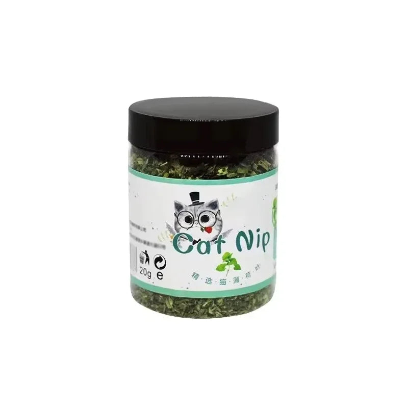 Natural Catnip Grass Toy Jar for Cats