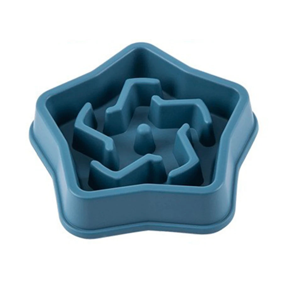 Cloud-Shaped Dog Slow Feeder Bowl
