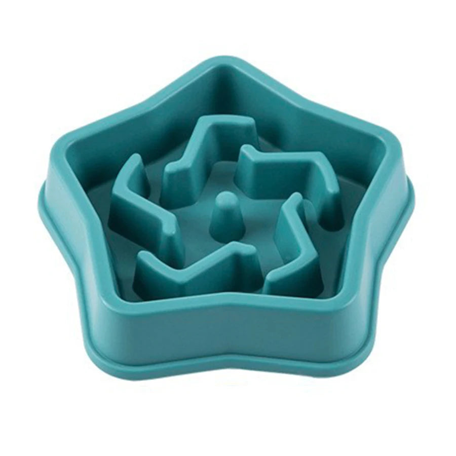 Cloud-Shaped Dog Slow Feeder Bowl