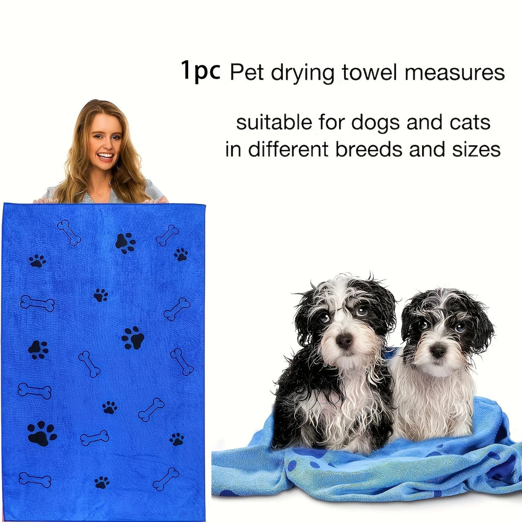 Quick-Drying Pet Bath Towel